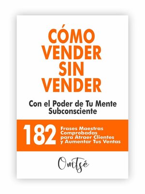 cover image of CÓMO VENDER SIN VENDER--Con el Poder de Tu Mente Subconsciente